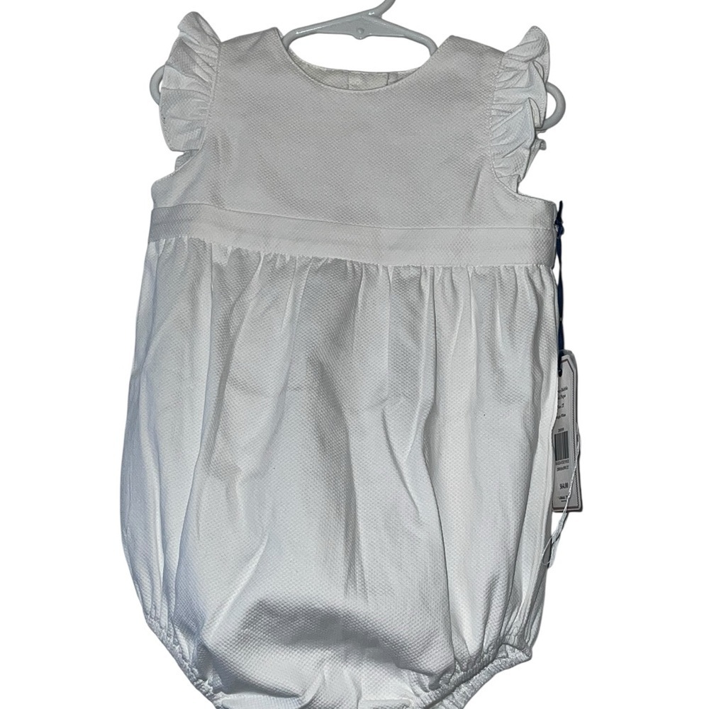 Classic Prep White pique bubble Romper Sz 2T NWT